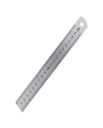 Regla metálica 20 cm