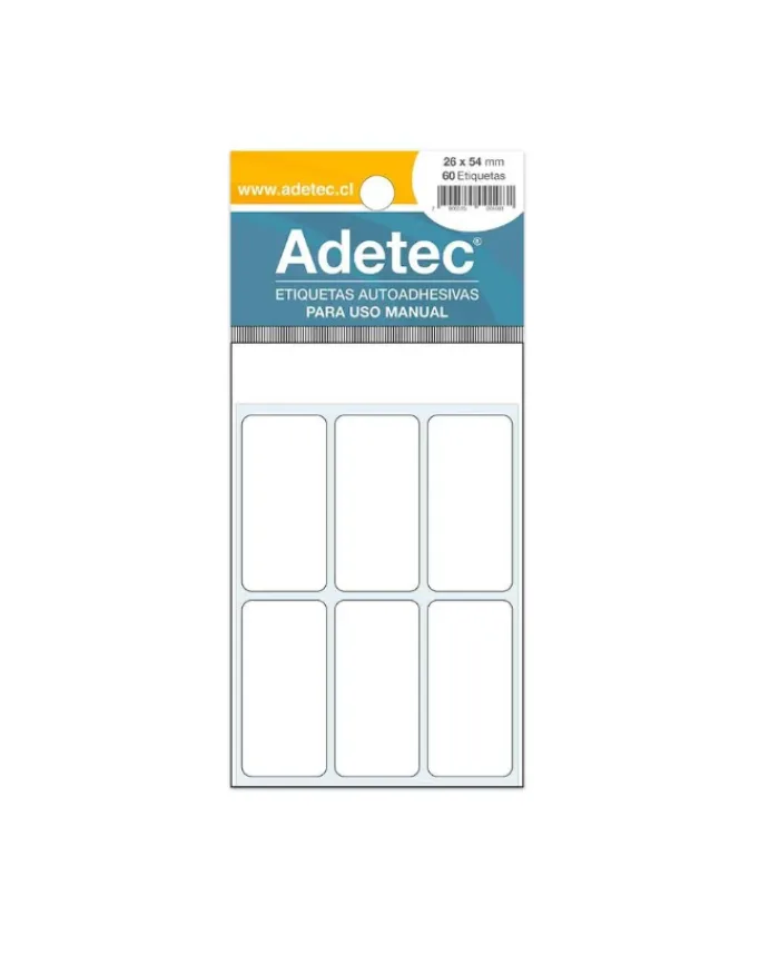 Etiqueta Manual Adetec 26x54